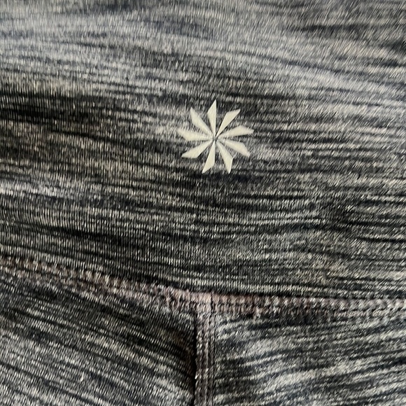 Athleta Chaturanga to town midrise leggings 27” inseam Space dye gray sz S. EUC - Picture 7 of 8